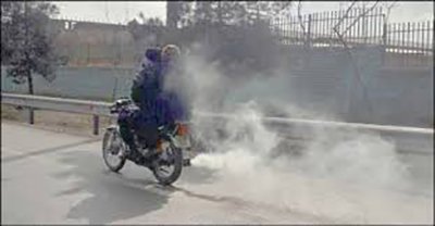 آلودگی موتور در شهرها