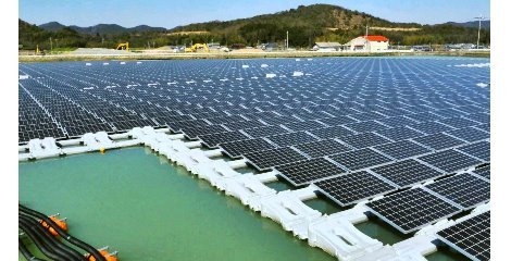 بهره برداری از نیروگاه خورشیدی شناور در چین