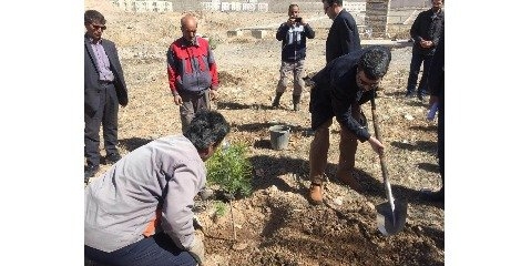 افتتاح پردیس ششم درختکاری در زنجان 