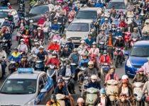 یک راه حل سازگار با محیط زیست برای موتورسواری در هانوی