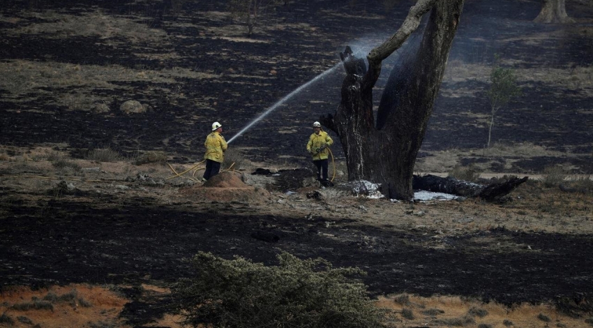 دود آتش خاموش شده به پایتخت استرالیا می وزد
