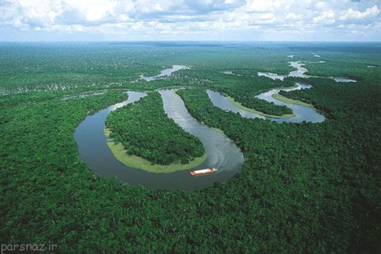 رود آمازون جریان سرچشمه گرفتن آن