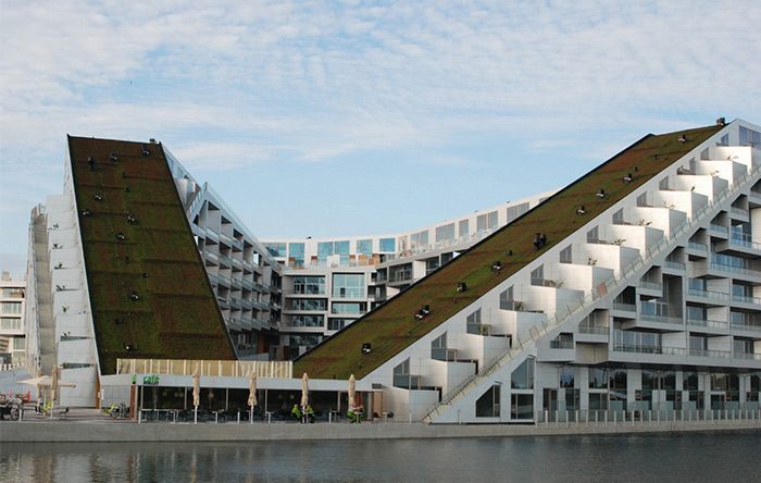 نمونه ای ار معماری سبز در کپنهاگ دانمارک