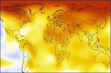 تصاویر نقشه ناسا از گرمای زمین طی ۱۳۰ سال