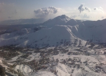 زیبایی زمستان در جاده هراز 