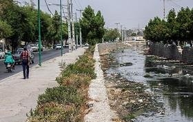 فاضلاب وارد خور گور سوزان می شود