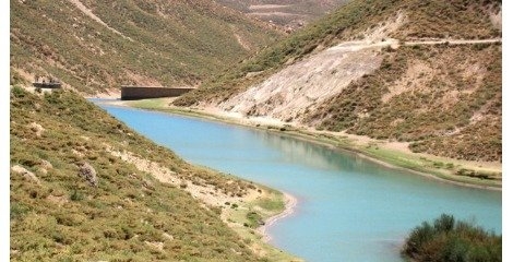 زخم انتقال آب بر تن رودخانه بیرگان