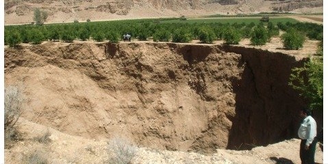 فرو نشست در کمین دشت های زنجان