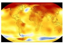 ۲۰۱۷ یکی از گرمترین سال های تاریخچه آب و هوای زمین