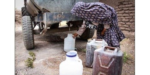 قطع شبکه آب آشامیدنی ۴۳ روستای شهرستان شوش خوزستان 